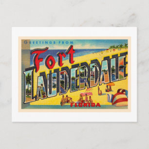 Carte postale grand format Fort Lauderdale Floride