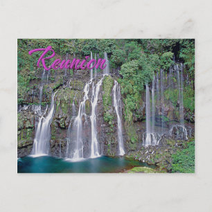 Carte Postale Grand Galet Falls, Réunion