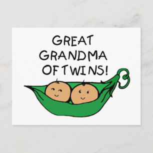 Carte Postale Grand grand-mère de Twins Pod