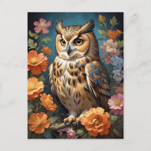 Carte Postale grand hibou
