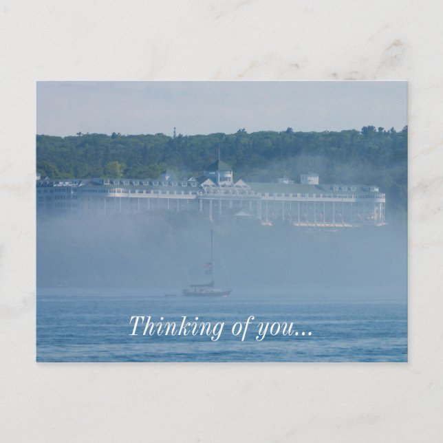 Carte Postale Grand Hôtel À Travers Le Fog (Devant)