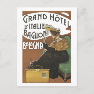 Carte Postale Grand Hôtel d'Italie Baglioni Bologna