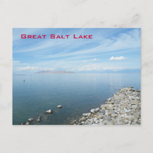 Carte Postale Grand lac de sel