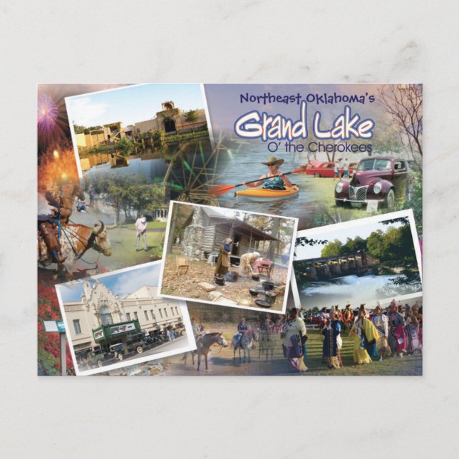 Carte postale Grand Lake OK 16v1 (Devant)