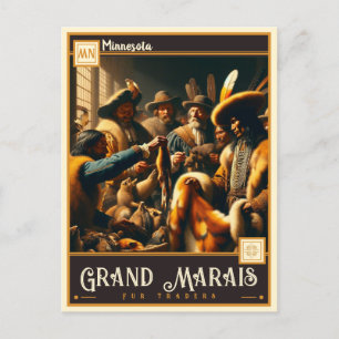 Carte Postale Grand Marais, Minnesota   VINTAGE