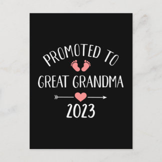 Carte Postale Grand-mère 2023 promu faire-part de grossesse