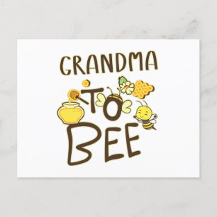 Carte Postale Grand-mère To Bee Pregnancy Announcement Pregnant