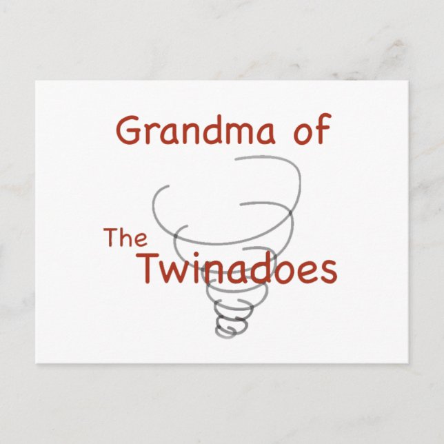 Carte Postale Grand-mère Twinadoes (Devant)