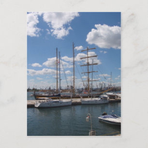 Carte Postale Grand Navire Dans Le Port De Varna