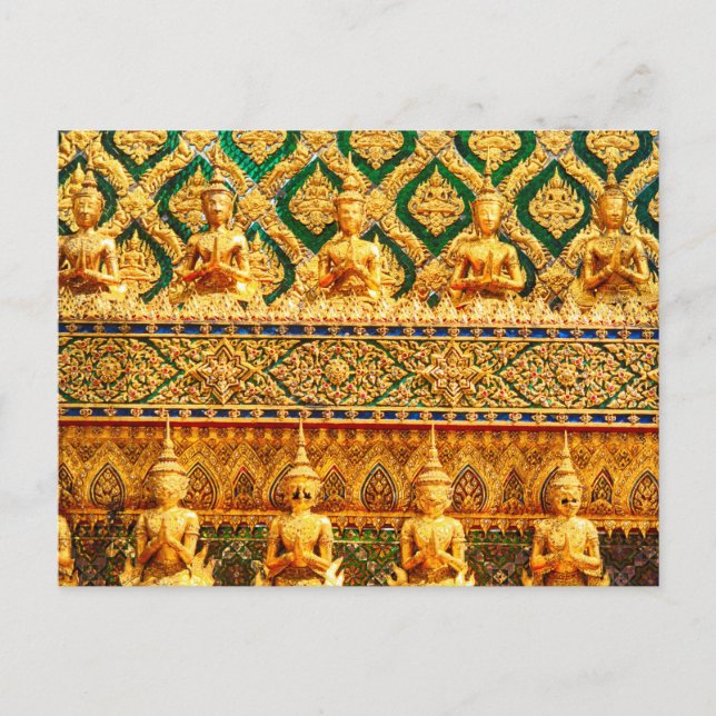 Carte Postale Grand Palais à Bangkok, Thaïlande (Devant)
