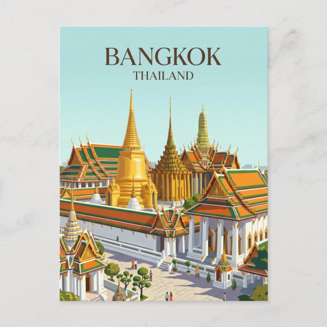 Carte Postale Grand Palais Thaïlande (Devant)