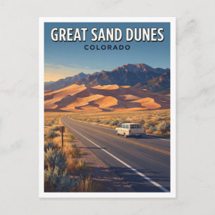 Carte Postale Grand Parc National des Dunes de Sable Alamosa Col