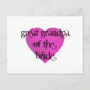 Carte Postale Grand-père de la mariée