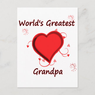 Carte Postale Grand-père du monde