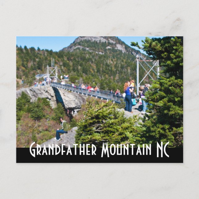 Carte Postale Grand-père Mountain NC (Devant)