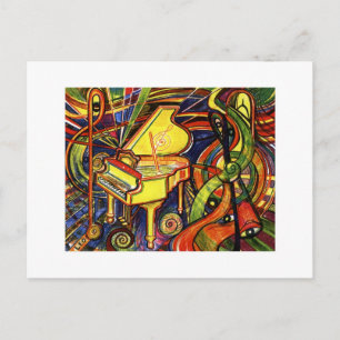 Carte Postale Grand Piano