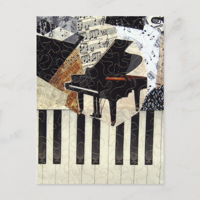 Carte Postale Grand Piano (Devant)