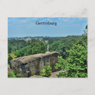 Carte Postale Grand plateau rond à Gettysburg