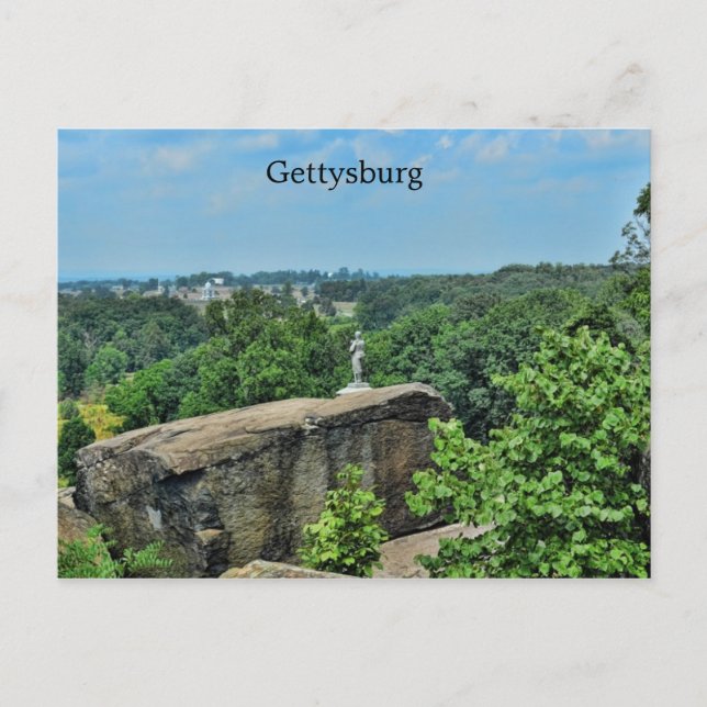 Carte Postale Grand plateau rond à Gettysburg (Devant)