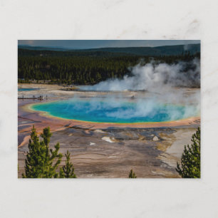 Carte Postale Grand Prismatic Spring Parc national de Yellowston