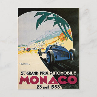 Carte Postale Grand Prix automobile de Monaco
