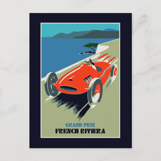 Carte Postale Grand Prix Rivièra (Devant)