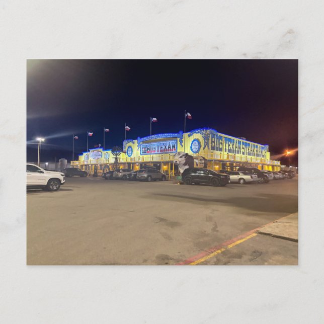 Carte Postale Grand Ranch Big Texan Steak (Devant)