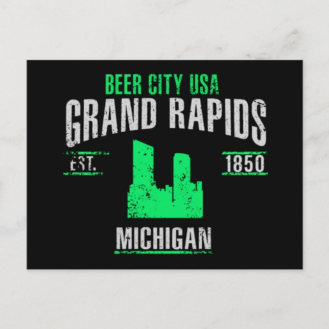 Carte Postale Grand Rapids (Devant)