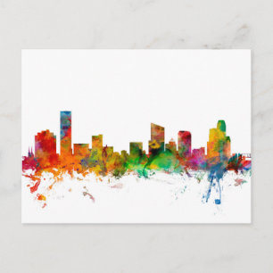 Carte Postale Grand Rapids Michigan Skyline