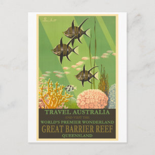 Carte Postale Grand Récif de la Barrière de corail tropical, Aus