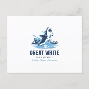 Carte Postale Grand requin blanc