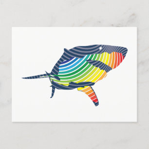 Carte Postale Grand requin blanc Swoosh