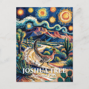Carte Postale Grand Roadrunner de Joshua Tree Nuit Van Gogh Pers
