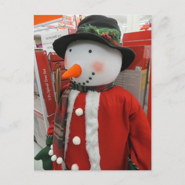 Carte Postale Grand Snowman (Devant)