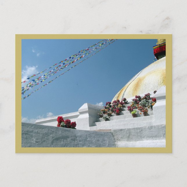 Carte Postale Grand Stupa de Boudhanath (Devant)