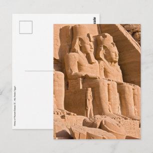 Carte Postale Grand Temple d'Abu Simbel - Ramsès II - Égypte