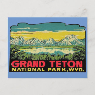 Carte Postale Grand Teton National Park, Wyoming Postcard