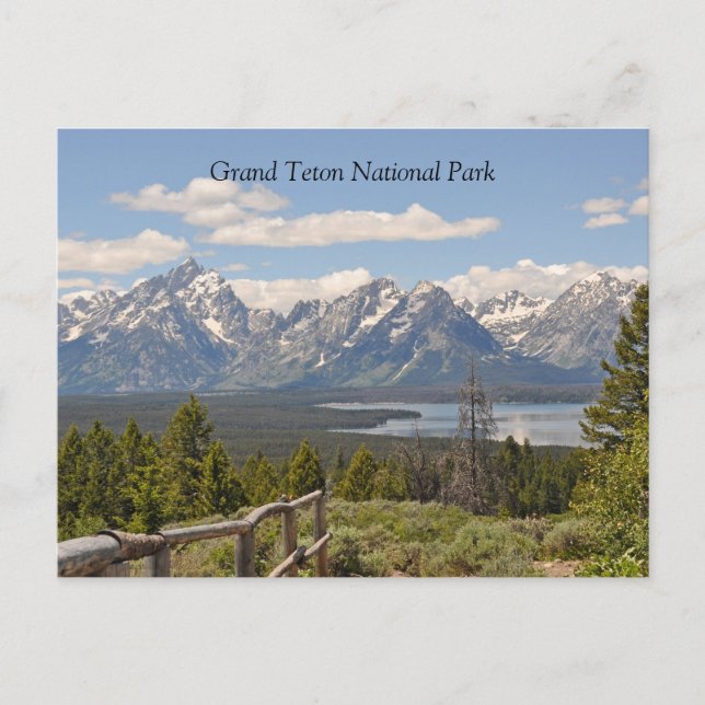 Carte postale Grand Teton Pittoresque View (Devant)