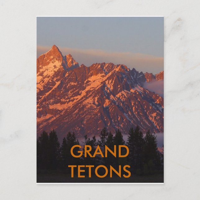 Carte Postale Grand Tétons (Devant)