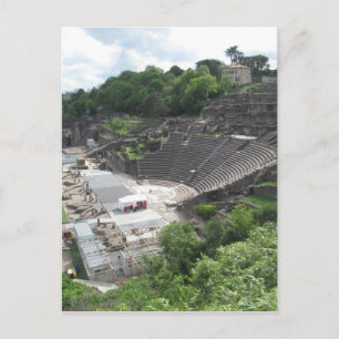 Carte Postale Grand Théâtre, Amphithéâtre Lyon, Romain   France