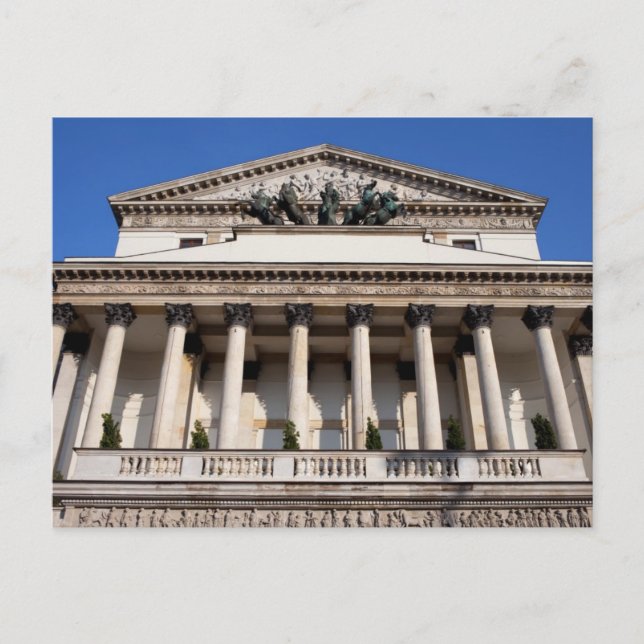 Carte Postale Grand Théâtre - Opéra national à Varsovie (Devant)