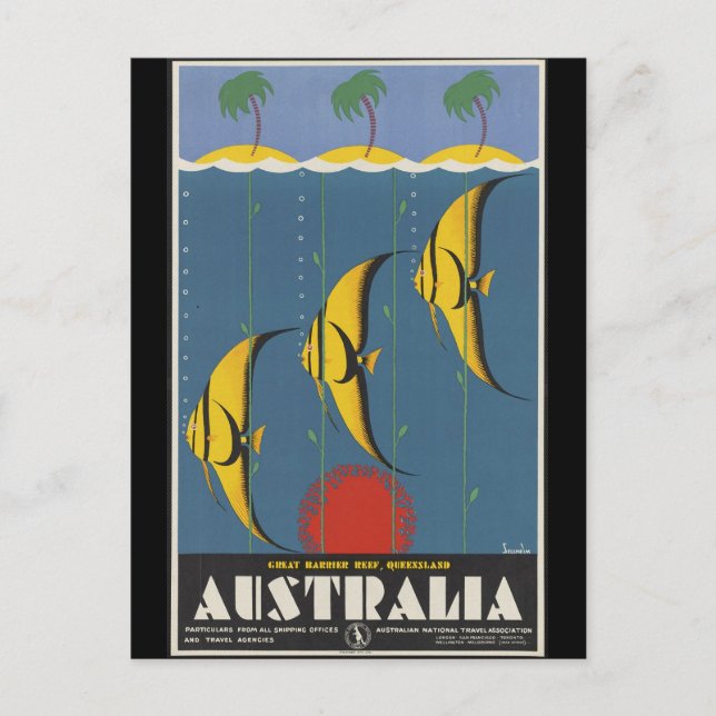 Carte Postale Grande barrière de corail Australie (Devant)