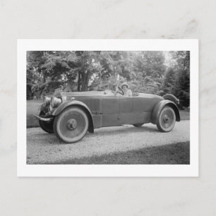 Carte Postale Grande Belle Voiture, début des années 1900