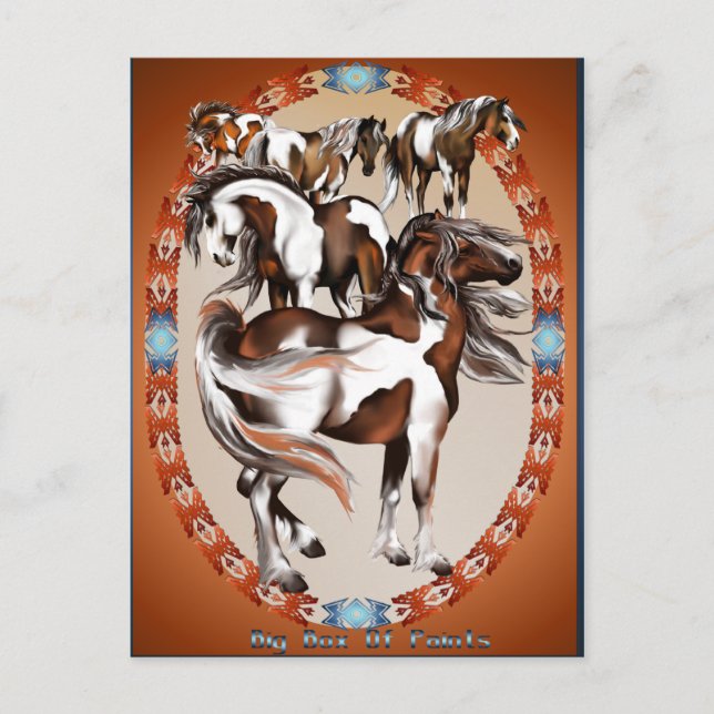 Carte postale Grande Boîte De Peintures (Devant)