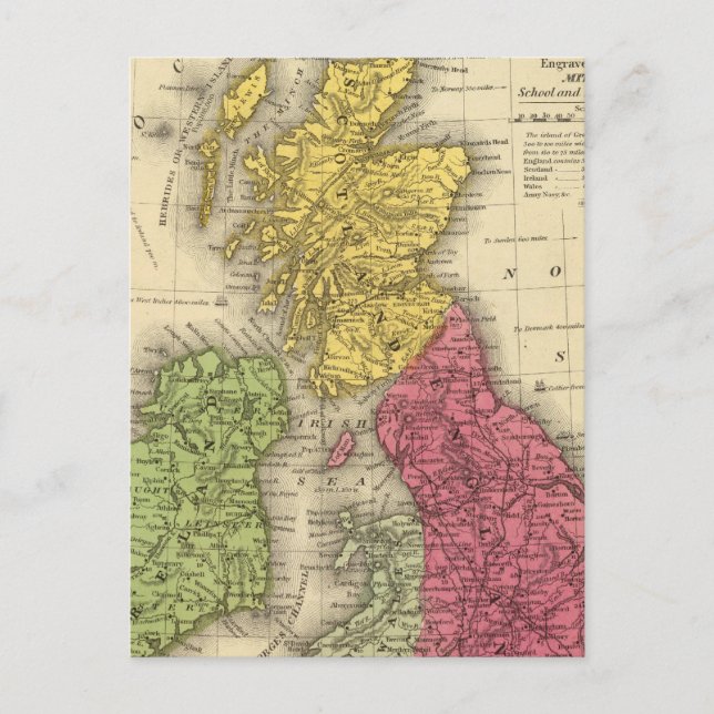 Carte Postale Grande-Bretagne et Irlande (Devant)
