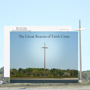 Carte Postale Grande Croix de la Foi à St Augustine Floride