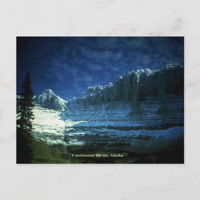 Carte Postale Grande division continentale en Alaska (Devant)
