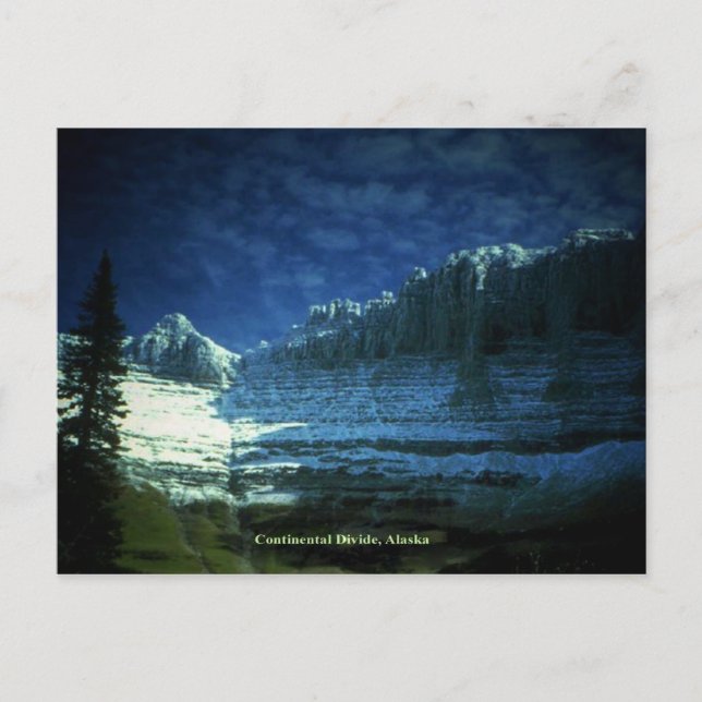 Carte Postale Grande division continentale en Alaska (Devant)