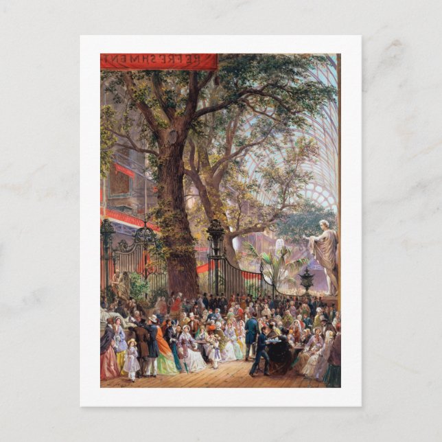 Carte Postale Grande exposition, 1851 : intérieur (Devant)