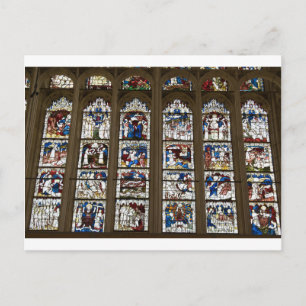 Carte Postale Grande fenêtre est de la cathédrale d'York.
